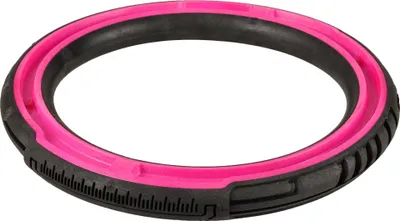 Produktbild von Flamingo Hundespielzeug Ring Schaumstoff rosa/schwarz, Maße: 24 cm