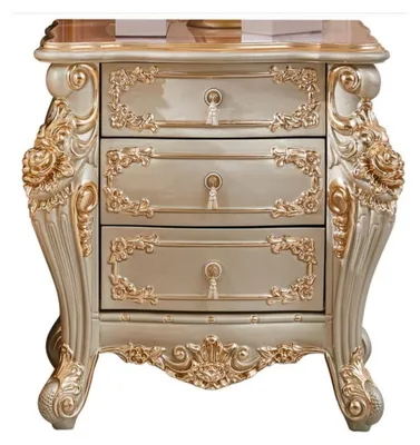 Image de Table de chevet classique Table de chevet de chambre à coucher