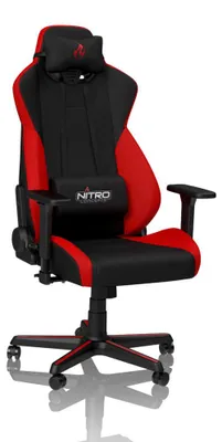 Produktbild von Nitro Concepts S300, Schwarz, Rot, Schwarz, Rot, Stoff, Edelstahl, Schwarz, Nylon