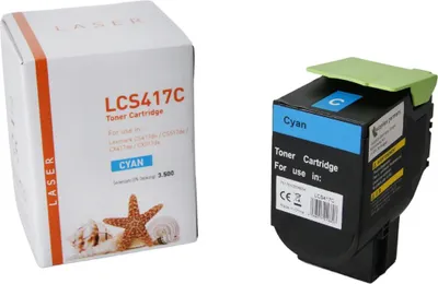 Produktbild von cyan Toner 3.4-71B2HC0 kompatibel mit Lexmark 71B2HC0  Seiten: 3.500