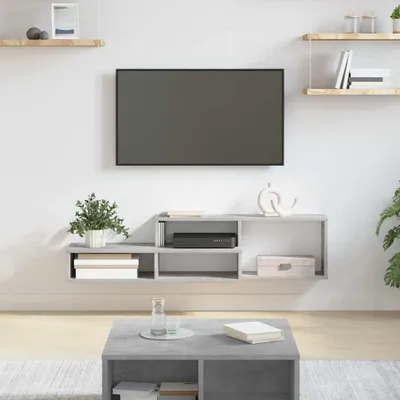Immagine prodotto di Maison Exclusive - Supporto TV da parete 120x25x28,5 cm Materiale ligneo