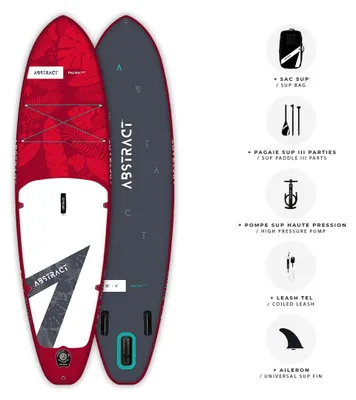 Image de Abstract Stand Up Paddle gonflable 10'2(jusqu'à 130kg) - Palma Ruby 10'2