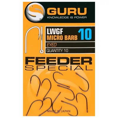 Zdjęcie produktu dla Guru Tackle Hook LWG Feeder Special (Barbed/Eyed) 16