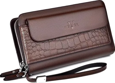 Image de Portefeuille WEIXIER MA-35702 pour homme - Marron élégant et pratique KP35702