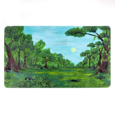 Produktbild von cardcosmos - Premium Artwork Playmat / Spielmatte / Mousepad - Forest Sunrise