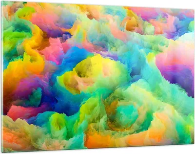 Produktbild von Bilder auf glas - Abstraktion modern - 120x80cm - Glasbilder - Wandbilder - Kunstdruck - zum Aufhängen bereit - Wanddekoration aus Glas - Glas Bilder - Wandbild auf Glas - Einteilig - GAA120x80-4055
