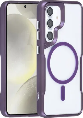 Immagine prodotto di Custodia posteriore TUNIQ per Galaxy S24 - Silicone Magsafe - Viola