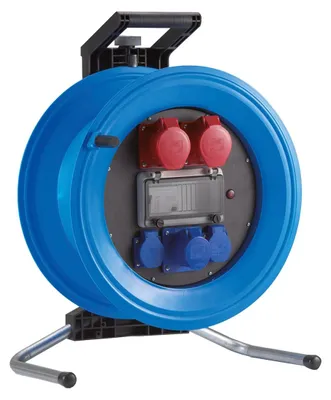 Produktbild von HEDI K4002111I Kabeltrommel Professional Plus 450, 400V 32A, leer, blau