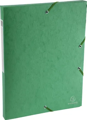 Image de Exacompta 10x Boite de classement Exabox Dos 25mm Scotten A4 Vert 50703E
