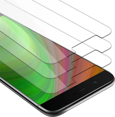 Image de Cadorabo 3x film blindé pour OnePlus 5 film de protection en transparent film écran tempered verre de protection