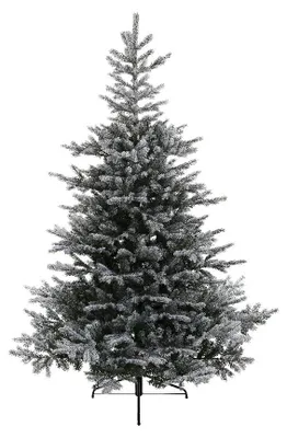 Productafbeelding van Kunstkerstboom snowy Grandis met scharnieren dia 132 cm hoogte 180 cm Everlands