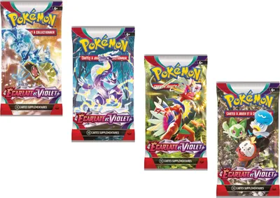 Obrázok produktu pre Pokemon - Scarlet and Violet Sleeved Assorted (English) - Pokemon - (Hračky / Stolné hry)