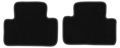 Image de Tapis arrière en moquette pour Opel Vectra B 1996-2001 (à hayon/berline/break) – 2 pièces, noirs, sur mesure – Wielganizator LUX