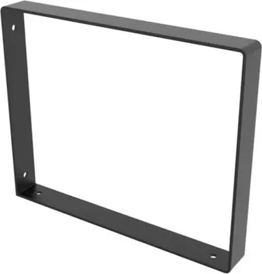Image de Equerre Style industriel en acier mat noir, H.21.1 x P.26 cm