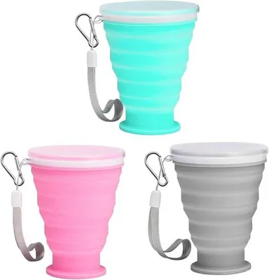 Immagine prodotto di Set di contenitori per riso in silicone con coperchio, 3 pezzi, portatili, regolabili, riutilizzabili, ideali per picnic, campeggio ed escursioni all'aperto