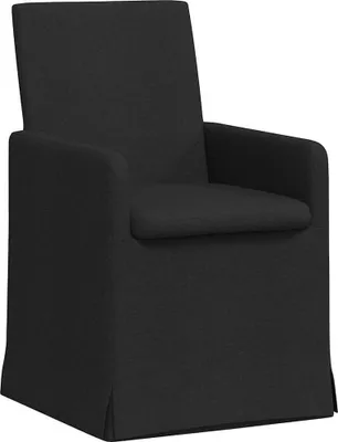 Produktbild von vidaXL Esszimmerstühle 2 stk. Stoff Schwarz 57 x 67 x 95 cm