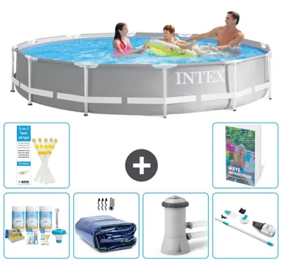 Immagine prodotto di Piscina rotonda Prism Frame - 366x76 cm - 7 pezzi  S165
