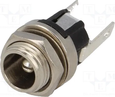 Obrázok produktu pre 1x zásuvka pre napájanie DC, samica, 5,5/2,1 mm, 5,5 mm, 2,1 mm, FC681445, DC konektor