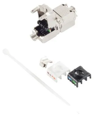Zdjęcie produktu dla shiverpeaks BS08-10002, Płaski, Srebrny, LSA, LSA, 10GBase-T, 22/26