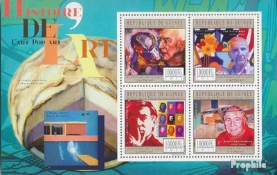 Produktbild von Briefmarken Guinea 2011 Mi 8834-8837 Kleinbogen (kompl. Ausgabe) postfrisch Pop-Art