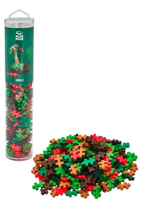 Imagen del producto de Plus-Plus 9604263 Geniales Konstruktionsspielzeug, Dschungel, Kreativ-Bausteine