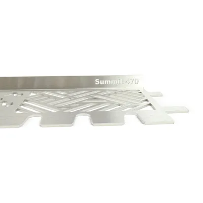 Immagine prodotto di Multistazione in acciaio inox | scaldavivande per Weber Summit serie 400 | con portabacchette | spessore 3 mm