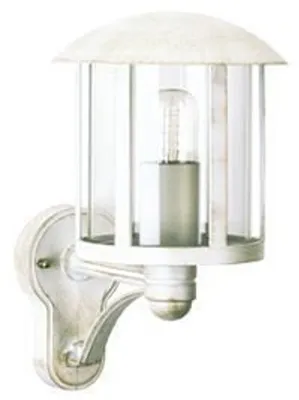 Productafbeelding van Witte wandlamp buiten Holli met goud
