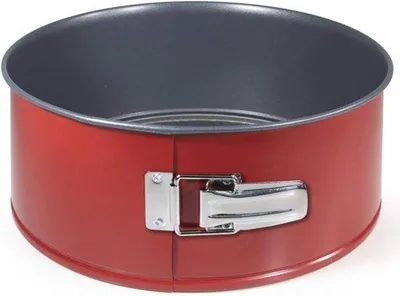 Immagine prodotto di Stampo per torte - Stampo per panini - Rivestimento antiaderente - Acciaio - Set da 2 - Nero - 30 cm
