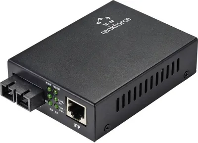 Produktbild von Renkforce RF-4581874 CAT 6, SC Duplex Netzwerk-Medienkonverter 1000 MBit/s