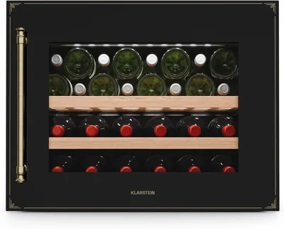 Productafbeelding van Vinsider Victoria 28 wijnkoeler - 28 flessen - 1 zone - 20°C - Touchscreenbediening - LED-verlichting - Trillings - UV-bescherming - Stil