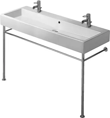 Produktbild von Duravit Metallkonsole höhenverstellbar +50 mm chrom