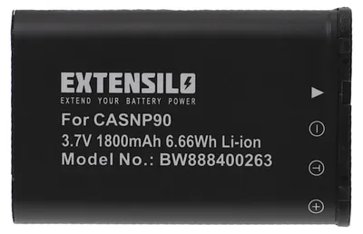 Produktbild von EXTENSILO Akku Ersatz für Casio NP-90DBA, NP-90 für Kamera (1800 mAh, 3,7 V, Li-Ion)
