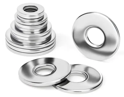 Produktbild von 30 Stück M6 x 25 mm Edelstahl-Unterlegscheiben, Flachscheiben, DIN 9021, Edelstahl A2 V2A