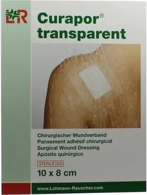 Obrázok produktu pre Curapor sterilný obväz na rany transparentný 8x10 cm 5 ks