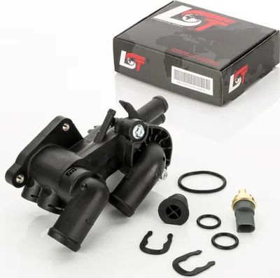 Produktbild von Thermostatgehäuse Kühlmittel Sensor Gehäuse für SEAT CORDOBA 6L IBIZA 3 III 1.6