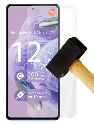 Image de 1001Coques - Film verre trempé de protection compatible avec Xiaomi Redmi Note 12 Pro Plus - Anti-rayures écran