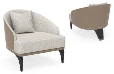 Produktbild von Sessel Ohrensessel Luxus Design Wohnzimmer Einsitzer Modern neu