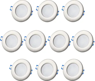 Produktbild von Sweet LED 10xEinbaustrahler 650lm Flach Bad dimmbar 6.5W kaltweiß 230V Einbauspot