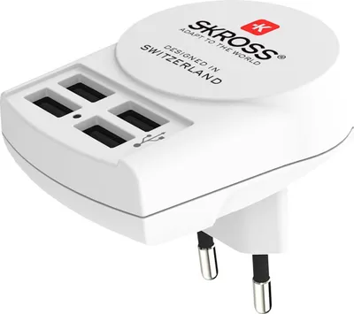Immagine prodotto di SKROSS 00187173 SKROSS Euro USB Charter (4xA) Ladeadapter