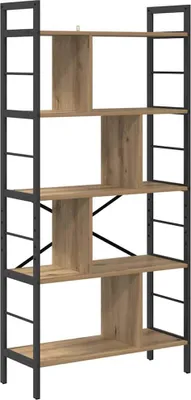 Obrázek produktu pro vidaXL Artisan dubová knihovna 75 x 30 x 156 cm materiál na bázi dřeva
