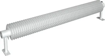 Produktbild von Isan Spiral RA1 Rippenheizkörper 32x92x1500 Wandmontage Weiß Z-10321500W-01