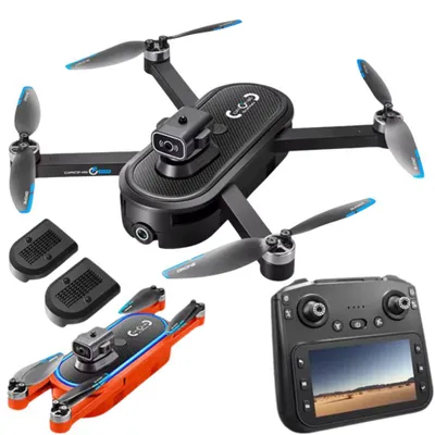 Produktbild von RC-Quadrocopter S186 – GPS Drohne mit 4K Kamera, Full HD Video, Brushless-Motor, 2 Akkus & IR-Hinderniserkennung