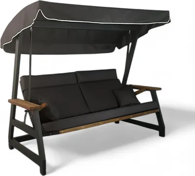 Produktbild von Westmann Nova 2400 Hollywoodschaukel mit Liegefunktion Anthrazit 122x226x190 cm