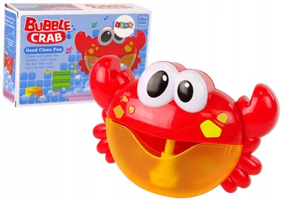 Obrázek produktu pro Hudební krab s mýdlovými bublinami do vany.