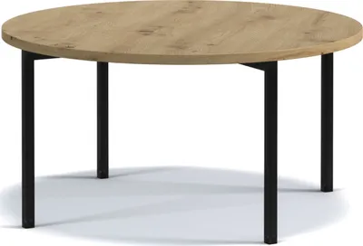 Obrázek produktu pro Konferenční stolky Konsimo Obývací stůl ''GERIS'' Tmavě hnědý, dřevo, klasický styl, 80x45x80 cm