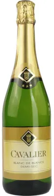 Produktbild von Cavalier Demi-sec vin mousseux blanc de blancs halbtrocken Caves de Wissenbourg Frankreich 750ml