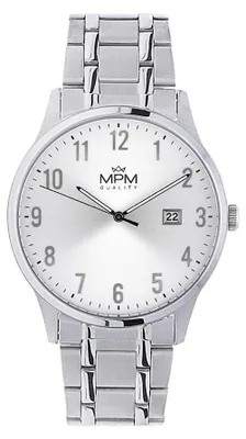 Produktbild von MPM-Quality Herrenuhr Klasik I Edelstahl Silber