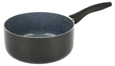 Kochtopf 20 cm, Alu, Keramikbeschichtung, grau, für alle Herdarten