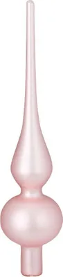 Produktbild von Christbaumspitze 26cm Noble Rose lightrose rosa matt