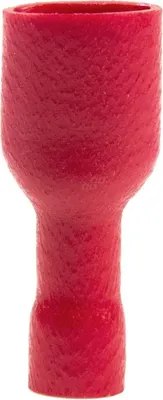 Image de Fiches plates Isolées 6.6mm 0.5-1.5mm² 10A Rouge 10 pcs. AMIO-03063